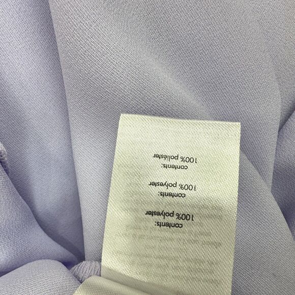 WeWoreWhat Mini Slip Skirt Satin Charmeuse Purple Minimalist Y2K Revolve M NWT - Picture 9 of 9